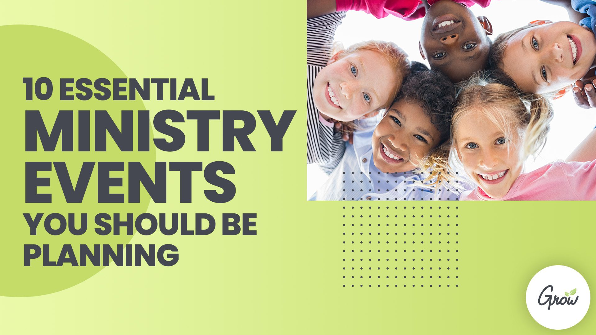 10 Ministry Events You Should Be Planning