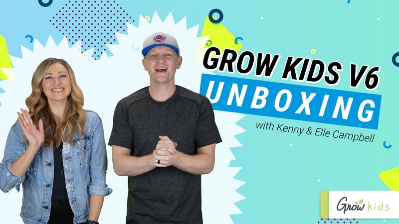 V6 Grow Kids Unboxing