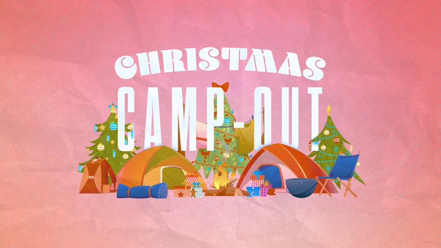 Christmas Camp-Out Kids Ministry Event