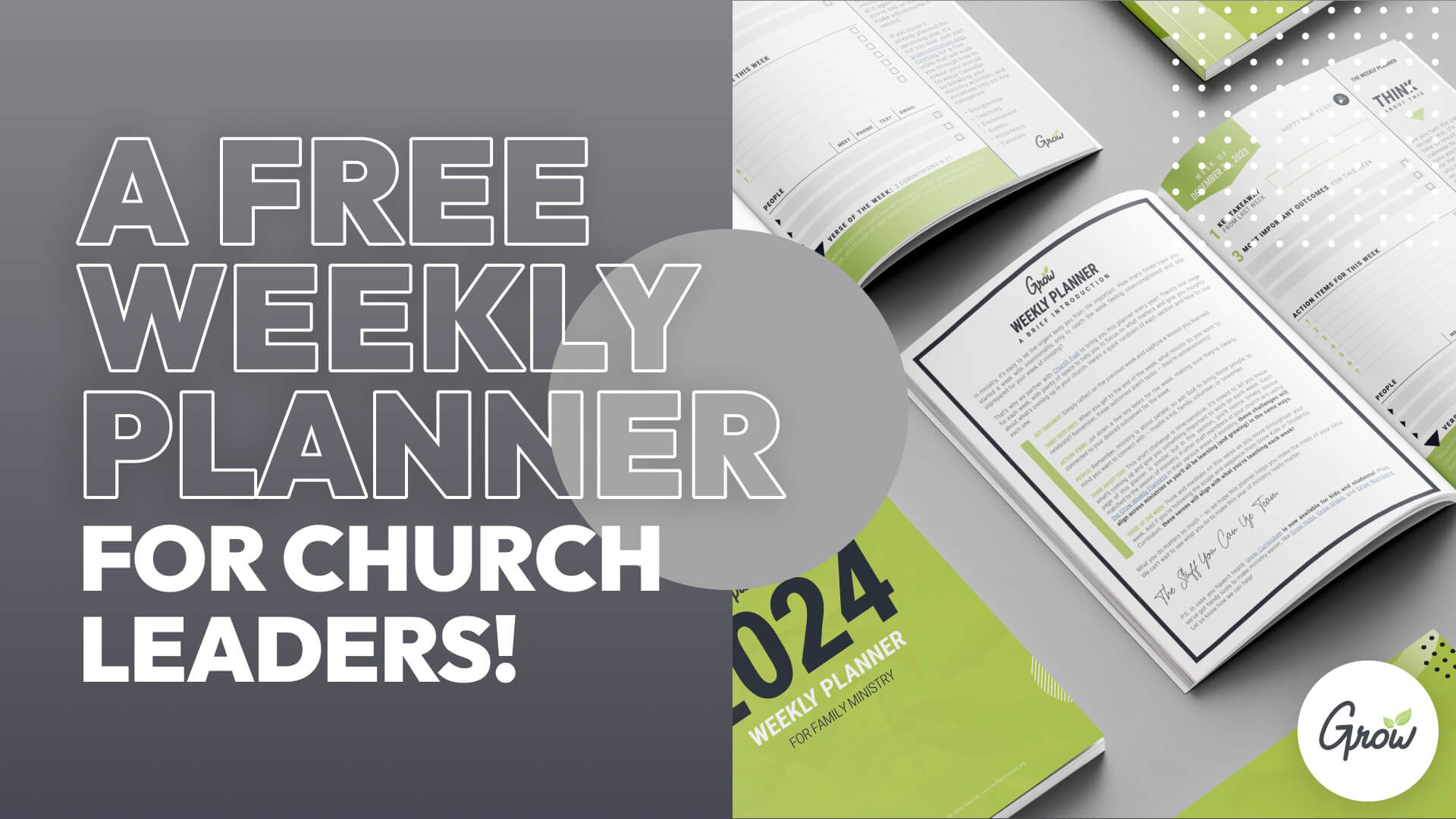 A Free Weekly Planner for Church Leaders!
