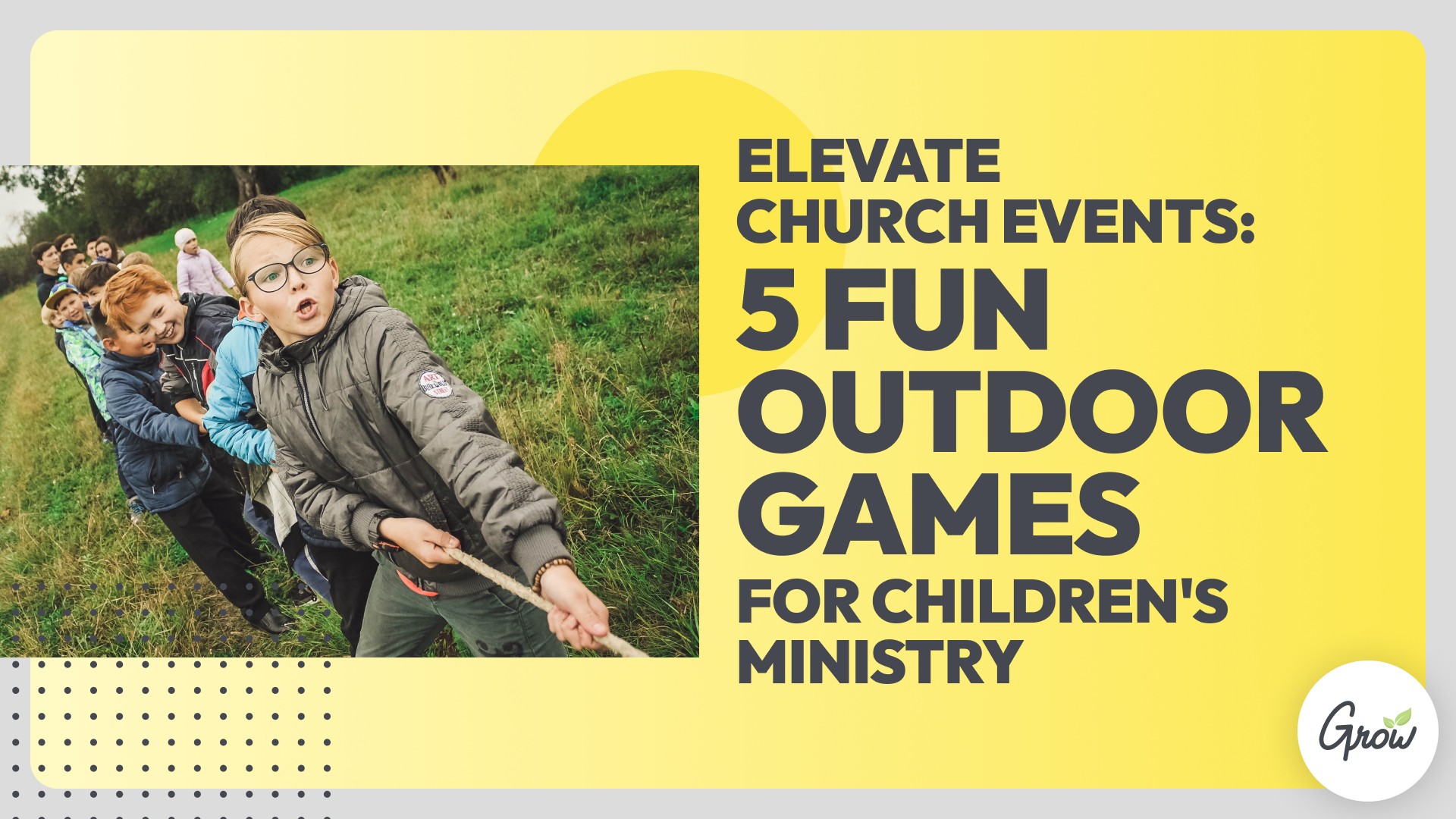 Elevate Church Events: 5 Fun Outdoor Games for Children's Ministry