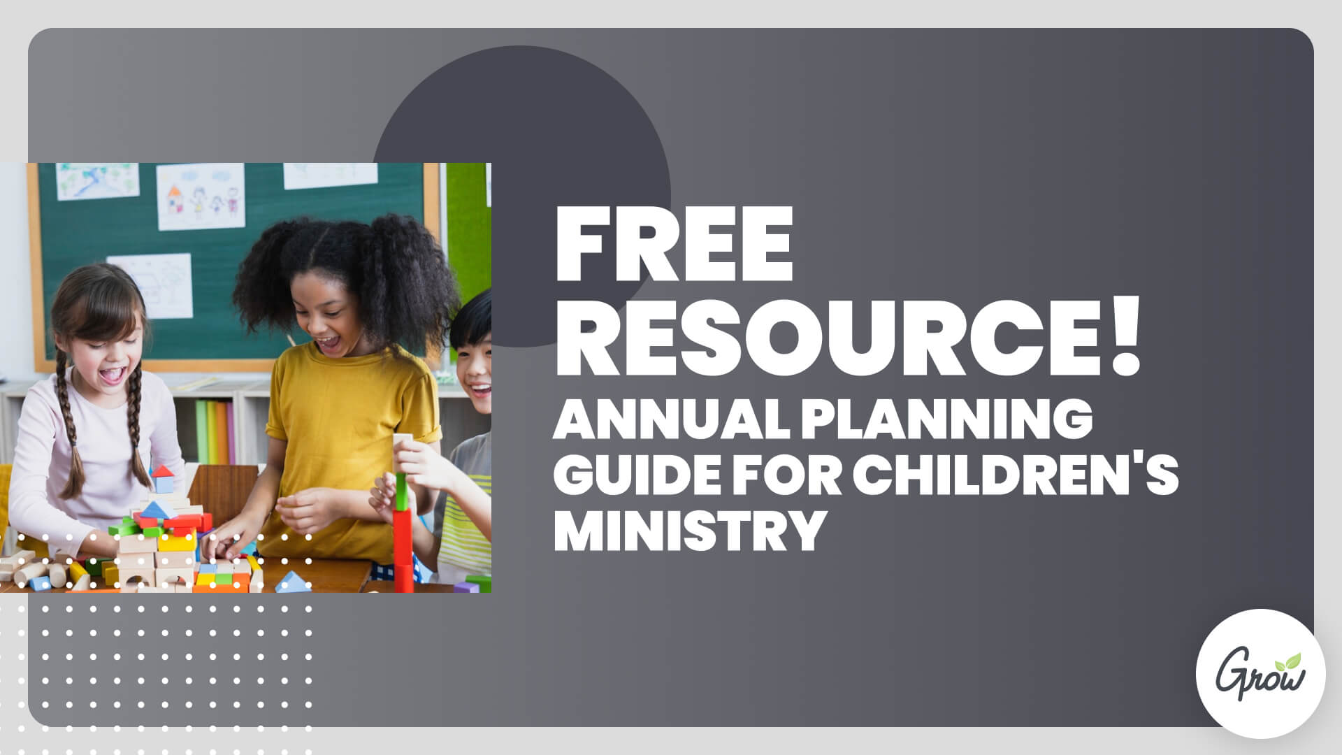 Free Resource! Annual Planning Guide for Children's Ministry