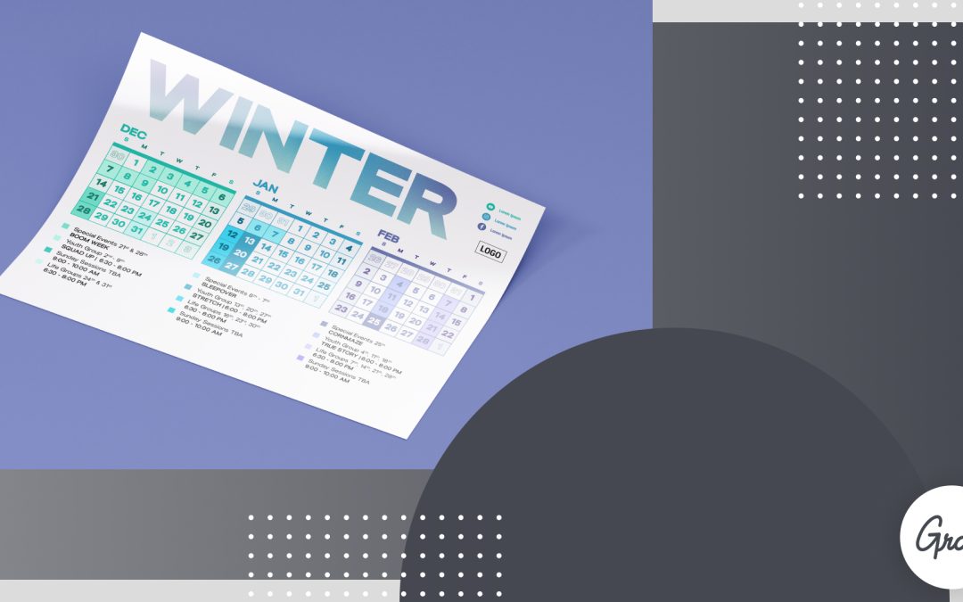 A Free Winter Calendar for Youth Ministry