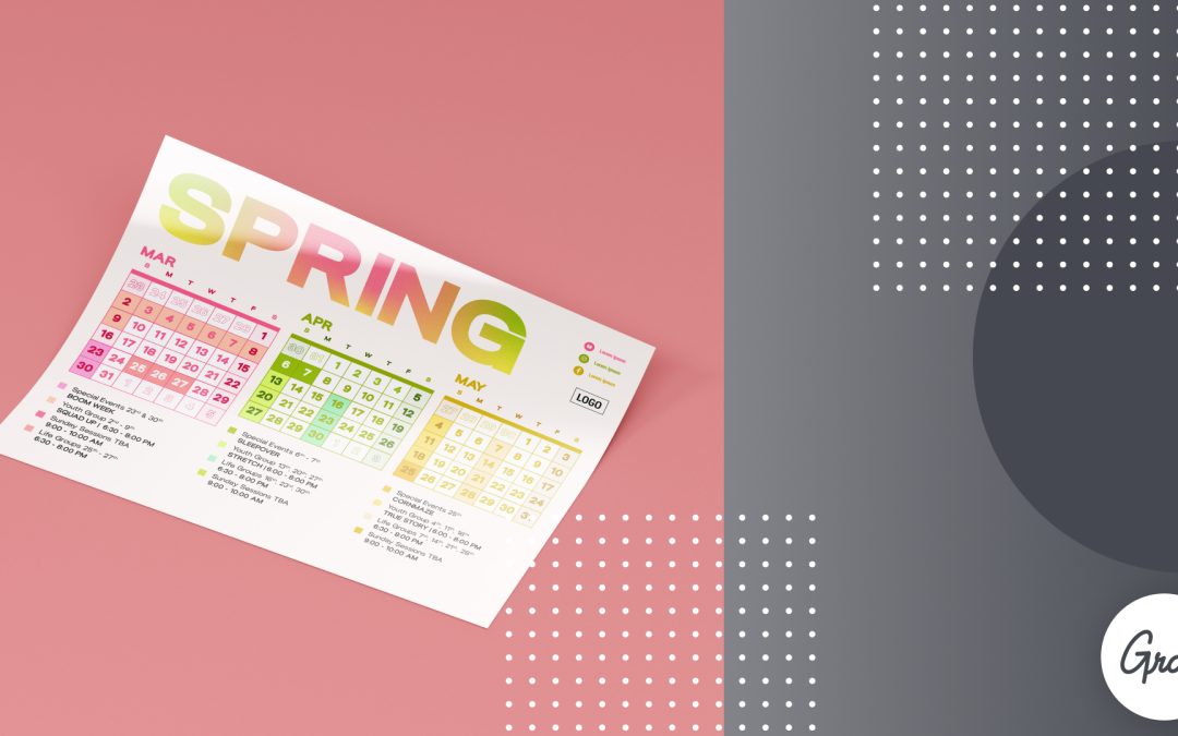 A Free Spring Calendar for Youth Ministry